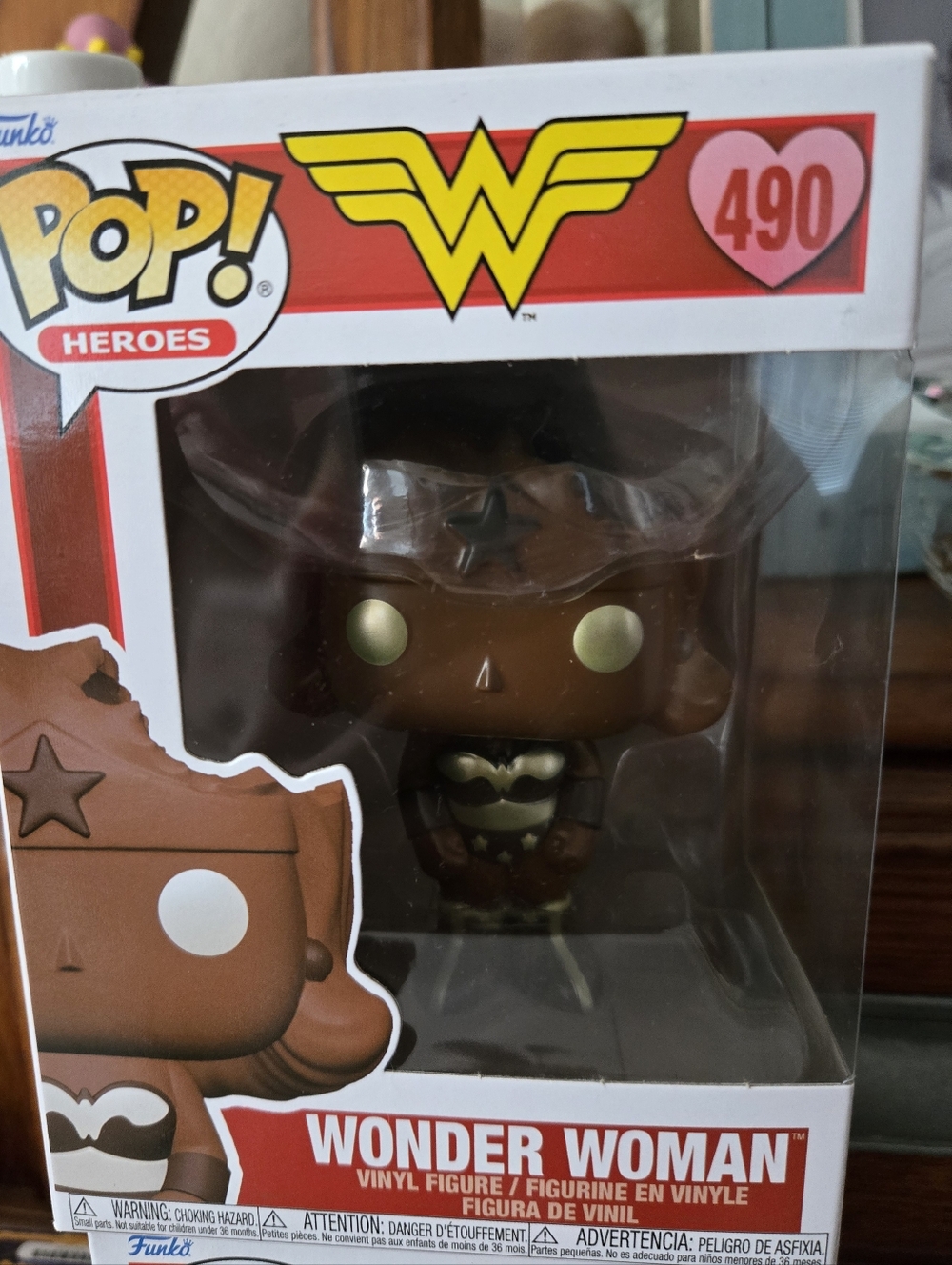 Funko Pop! Wonder Woman Vinyl Figure - Brown & Gold Colorway